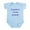 Sky Blue, variant on CafePress - Daddy's Little Boater Infant Bodysuit - Baby Light Bodysuit, Size Newborn - 24 Months