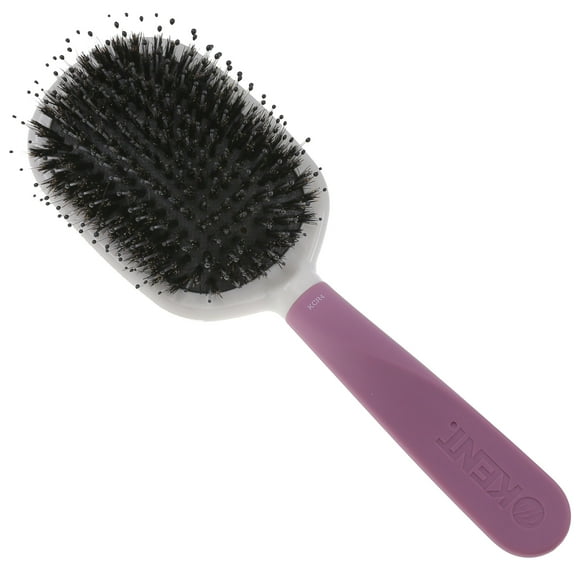 Kent KCR4 "Create" Small Cushion Brush for Smoothing and Straightening All Hair Types - Paddle Brush with Ergonomic Handle and a Boar Bristle/Nylon Bristle Mix for Smooth Finishing and Shine