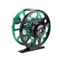 thumbnail image 3 of Lightweight Full Metal Left Right Handed Fly Ice Fishing Reel Replacement Tackle (Green-95mm), 3 of 8