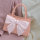 thumbnail image 1 of Bolso bandolera de moda para mujer, diseño de lazo grande, bolso pequeño de Color sólido, 1 of 7