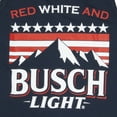 thumbnail image 2 of Busch 854437-3xlarge Mens Light Red White & Busch Light Mountains Tank Top, Navy - 3XL, 2 of 2