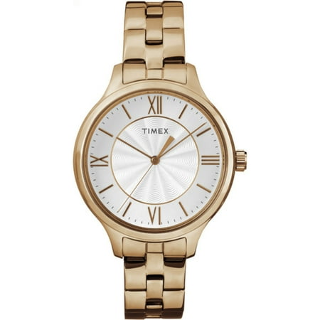 Timex Women's Peyton Watch, Rose Gold-Tone Stainless Steel Bracelet