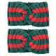 thumbnail image 1 of Diademas de punto grueso Diademas trenzadas de invierno Calentadores de orejas Pañuelos de crochet Banda elástica para el cabello para mujeres, 1 of 5
