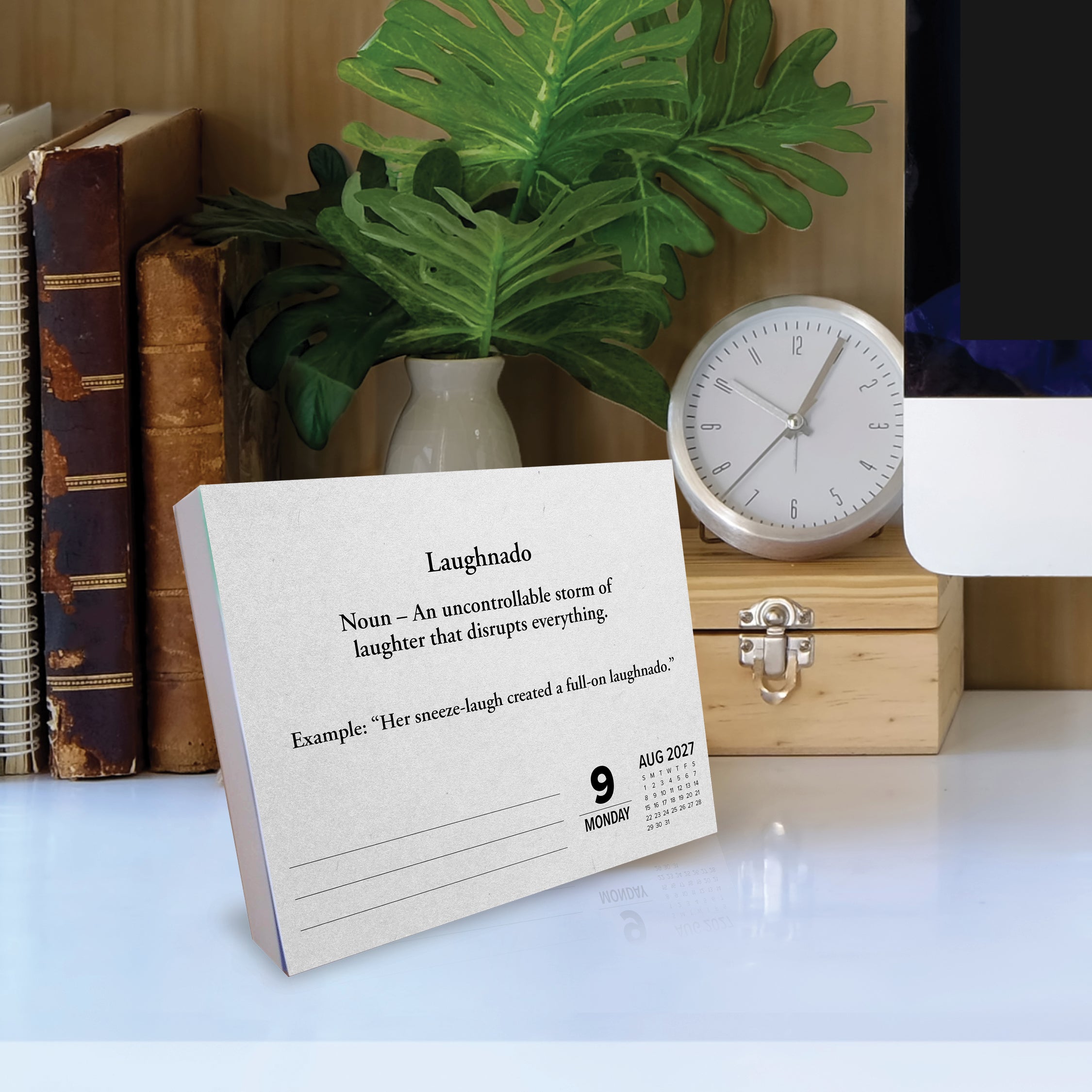 Willow Creek Press, Made-Up Words That Should Exist 2027 Box Calendar