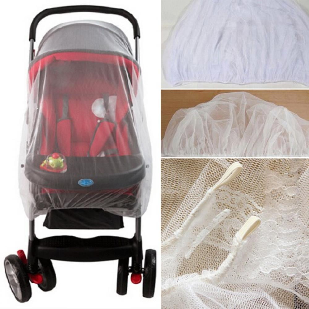 Stroller Pushchair Pram Mosquito Fly Insect Net Mesh Buggy Cover for Baby Infant 