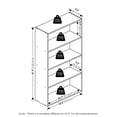 thumbnail image 3 of Furinno JAYA 4-Tier Open Shelving Book Shelf 9.5 x 23.6 x 41.9 Amber Pine, 3 of 5