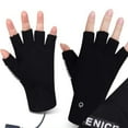 thumbnail image 6 of USB Rechargeable Heated Touchscreen Fingerless Gloves, Electric Heating, Winter Hand Warmer Gloves for Outdoor Work Cycling Skiing, Half Finger Heating Gloves for Men Women, 1Pair(Black,6.7x3.5"), 6 of 9
