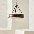 thumbnail image 6 of SAFAVIEH Camlyn 4-Light T14 Silver Metal Pendant Light with Shade, 6 of 13