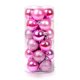 thumbnail image 1 of Bolas de Navidad colgantes de Dinheiro, paquete de 24 adornos decorativos irrompibles para árbol de Navidad de 3 cm, 4 cm, 6 cm y 8 cm, color rosa, 1 of 5