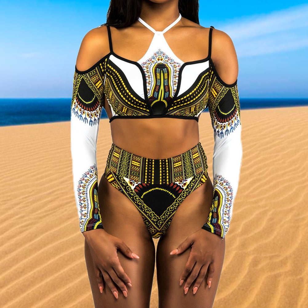 swimwear top with sleeves