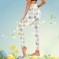 thumbnail image 2 of Arlun Happy Easter Day Women's Leggings Tummy Control Fashion Easter Day Cute Full Printed Workout Leggings Stretchy Soft Comfy High Waisted Casual Athletic Pants Light Blue L, 2 of 4