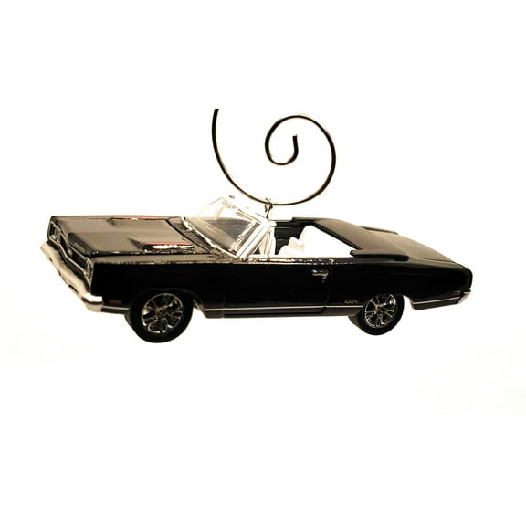 Christmas Ornament for 1969 Plymouth GTX Convertible Black