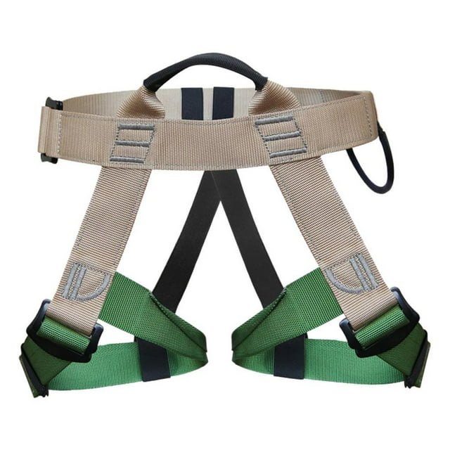 Arnés de escalada en roca Cinturón de medio cuerpo Protección contra caídas Equipo de soporte de carga Arnés de piernas para montañismo Escalada de