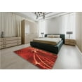 thumbnail image 5 of Ahgly Company Machine Washable Indoor Rectangle Transitional Grapefruit Red Area Rugs, 8' x 10', 5 of 7