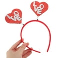 thumbnail image 2 of KAKOWELY 2 diademas de San Valentín con forma de corazón, diadema de amor, diadema decorativa para mujer, 2 of 5