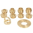 thumbnail image 5 of 11Pcs/Set Brass Template Router Guides Kit with Lock Nut Adapter Router Accessory, 5 of 8
