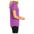 thumbnail image 3 of Womens Digi Heather Performance Polyester Polo T-Shirt Pink Bloom 2X-Large, 3 of 6
