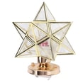 thumbnail image 1 of Lámpara De Techo LED Star, Base De Hierro, Marco De Plástico, Panel Translúcido De PC, Bombilla E26 De 12 W, 3 Temperaturas De Color, Luz Blanca/cálida/neutra, Montaje, 1 of 7