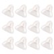thumbnail image 2 of 12 juegos de moldes de plástico para zongzi, moldes triangulares para arroz con leche chino (blancos), 2 of 6