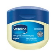 Vaseline 100% Pure Petroleum Jelly Original Skin Protectant, 7.5oz, 6-Pack