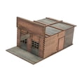 thumbnail image 4 of TISHITA City Building Model Kit 1/72, Micro Landscape, Untreated, DIY, Paintable, Easy Assembly, Miniature Scene Model, Landscape Layout Prison, 4 of 8