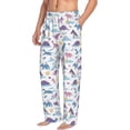 thumbnail image 2 of Xecao Dinosaur Men's Straight Lounge Pajama Pants: The Ultimate in Comfortable Sleepwear, 2 of 9