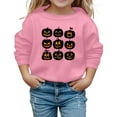 thumbnail image 1 of Chandail à Capuchon et Chandails en Molleton pour Filles, Imprimé Mignon d'Halloween, Chandail à Manches Longues Col Rond pour Tout-Petits, Enfants, Tenue Décontractée Confortable Automne Hiver, 1 of 1