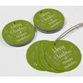 thumbnail image 4 of Inkdotpot Pack Of 100 Real Silver Foil Paper Tags Merry Christmas & Happy Holiday Favor Hang Tags, 4 of 6