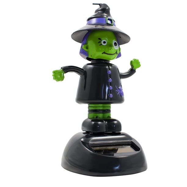 Halloween Solar Power Motion Toy Figurine Light Activated Car Office