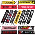 thumbnail image 2 of LLavero de cadena de moda, llaveros de lanzamiento, Bijoux para motocicletas y coches, bordado personalizado, 3 uds., 2 of 4