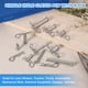 thumbnail image 5 of Uxcell 6 Pcs Pasador de Clevis con Pasador de Resorte en Forma de R M10x35mm Pasador de Clevis de Un Solo Agujero con Clip en R para Automoción, 5 of 7