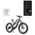 thumbnail image 3 of HOVSCO Electric Bike, 750W Motor, 28MPH Pedal Assist, 26'' Fat Tire E Mountain Bike, Hydraulic Disc Brakes, 48V 15AH Tested to UL 2849 Standard by SGS, 3 of 11