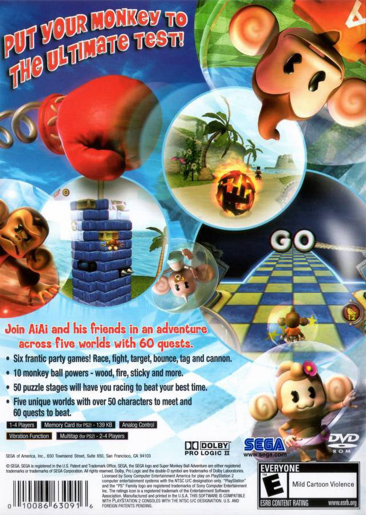 Sega Super Monkey Ball Adventure