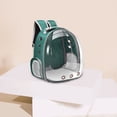 thumbnail image 3 of portátil de viaje para mascotas, transpirable para perros, gatos, cápsula para cachorros, impermeable transparente transpirabl - Verde Sunnimix Transportín de viaje para mascotas, 3 of 7