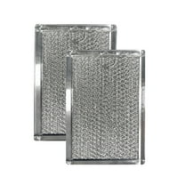 Air Filter Factory Replacement for GE WB06X10654, WB06X10359, WB02X25388, WB02X32793, PS228019 Microwave Oven Aluminum Grease Filter 2-Pack