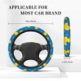 thumbnail image 4 of KLL Car Steering Wheel Cover, Universal 15 inch, Soft Elastic and Comfortable,Car Accessories Decorations-Rubber Duck, 4 of 7