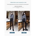 thumbnail image 6 of 2022 lamb fleece leggings women autumn and winter with velvet thickened outer wear high waist large size extra-thick integrated thermal cotton pants XL, 6 of 8