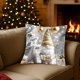 thumbnail image 1 of Herunwer Linen Plush Cartoon Snowman Print Pillowcase, Christmas Decorative Pillow Pillowcase (Without Pillow core), 1 of 6