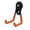 A001- Style A, variant on Heavy Duty Wall Hook, Garage Hooks Heavy Duty, Tool Hangers for Garage Wall, Garage Tool Organizer Wall Mount, Orange Double J-Hook 4.5X2X4.5 in for Garage Tool Storage, Utility