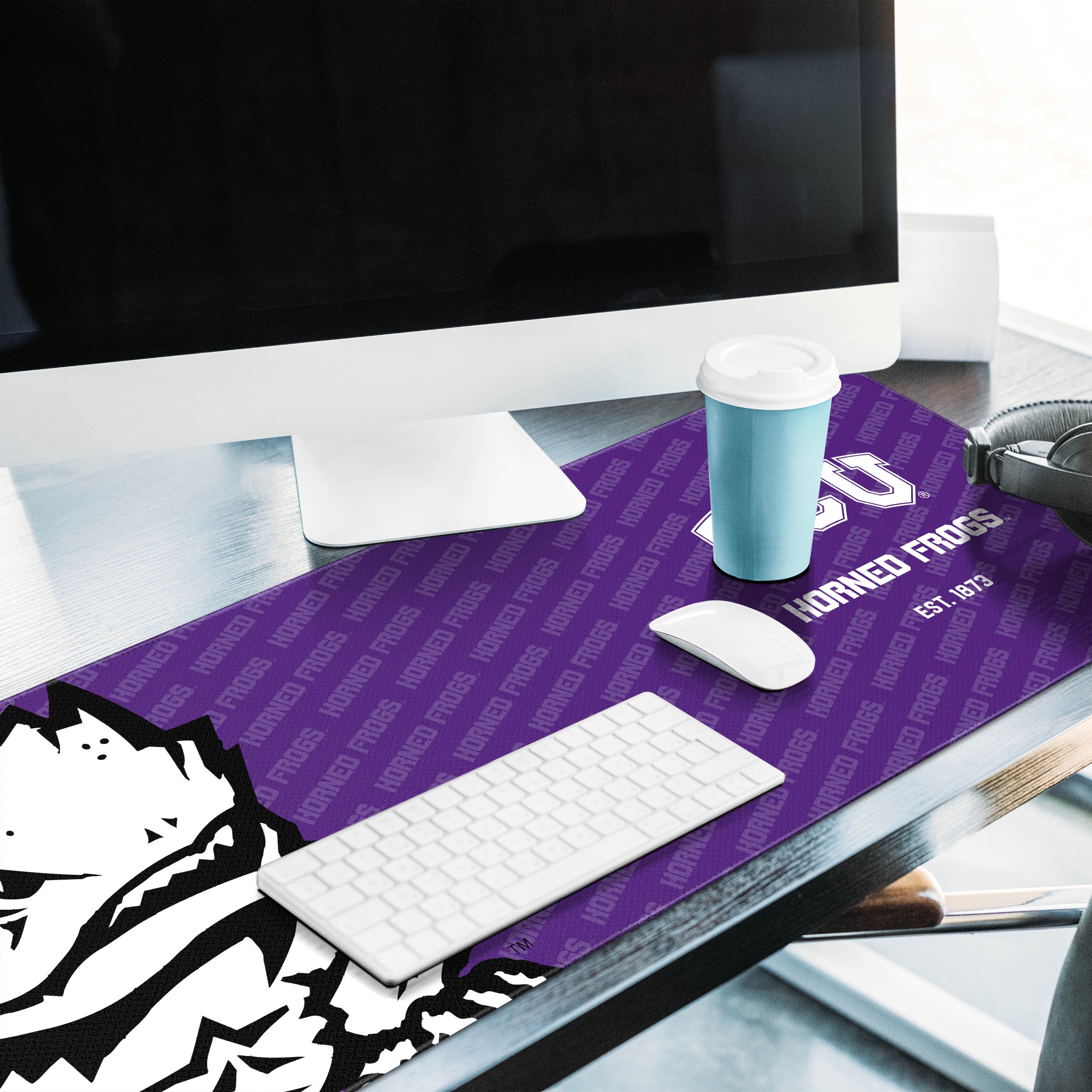 TCU Horned Frogs Logo Series Desk Pad SMU