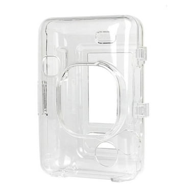 WINDLAND Crystal Hard PC Cover Case with Strap for fujifilm Mini Liplay Camera Pouch