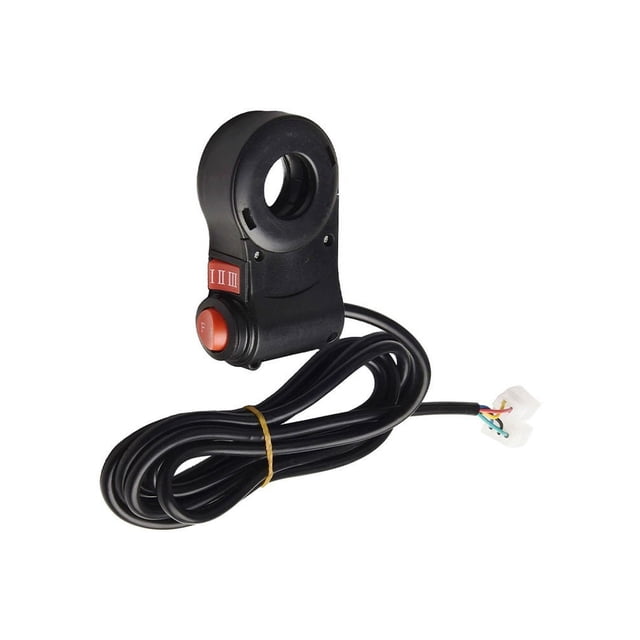Electric Bike Dial Speed Controller 3 Speed 2 Meters Switch Line Thumb Handle Regulator E-bicycle Turning Handle Accessories