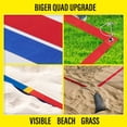 thumbnail image 2 of Líneas de voleibol de playa YUXUXU Cancha de dobles de 8 x 16 m, 2 of 7