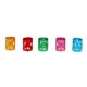 thumbnail image 1 of Juego de 100 Anillos para Cabello en Colores Vibrantes: Rojo, Verde, Azul, Rosa y Dorado – ¡Perfecto para Estilizar Tus Trenzas!, 1 of 6