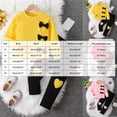 thumbnail image 3 of YDFCWXW 3-8T Kids Toddler Girl Clothes Letter Print Sweatshirt & Flared Pants 2Pc Outfits Set (Red, 3-4 Years), 3 of 9