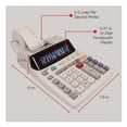 thumbnail image 4 of Sharp Calculators EL-1801V Ink Printing Calculator, Fluorescent Display, AC, 2.0 LPS, Off-White, 4 of 6