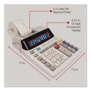 Sharp Calculators EL-1801V Ink Printing Calculator, Fluorescent Display, AC, 2.0 LPS, Off-White