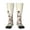 2 Black-2, variant on Cowboys Riding Horses print thigh-high socks, crafted for both men and women with a stretchy, high-opaque design perfect for daily wear