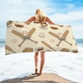 thumbnail image 1 of Sentmoon Microfiber Beach Towel Super Lightweight Colorful Bath Towel Sandproof Beach Blanket Multi-Purpose Towel For Travel Swimming Pool 30x60 Inch Todays Deals Clearance Sales, 1 of 9