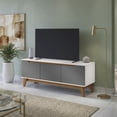 thumbnail image 1 of Mueble TV 55" 3 Puertas 136 cm Blanco/Gris Kappesberg, 1 of 10